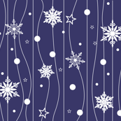Snowflake Trail - Blue