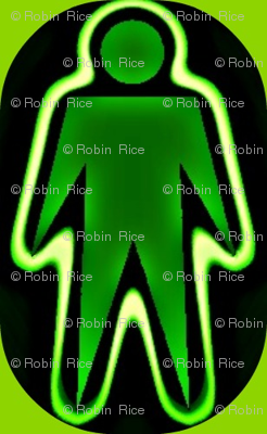 Glowing Green Men