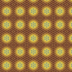 Virgo Flower of Life Astrological Pattern by Debra Cortese Designs