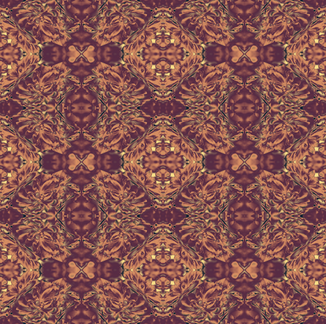Indian Summer Love Muted fabric by lesfleursdemimi on Spoonflower - custom fabric