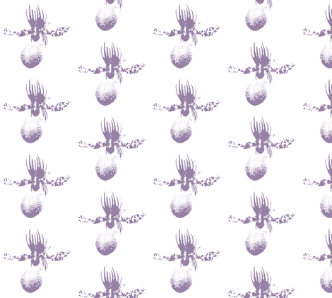 Mauve Lady Slipper fabric by lesfleursdemimi on Spoonflower - custom fabric