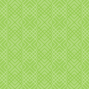 Cross Hatch - bamboo green