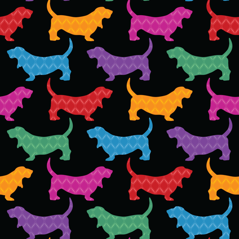Rainbow Bassets (Black)