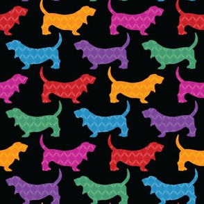 Rainbow Bassets (Black)