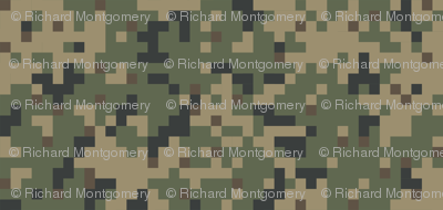 Dual Tex Experimental '70s Digital Camo