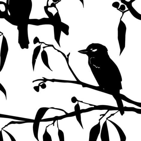 Kookaburra fabric by janelle_wooten on Spoonflower - custom fabric
