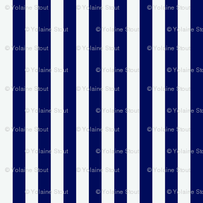 Blue-Purple and White Bold Stripes