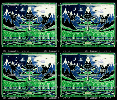 The Hobbit - Fat Quarter cushions