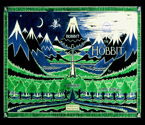 The Hobbit - Fat Quarter cushions fabric by retropopsugar on Spoonflower - custom fabric
