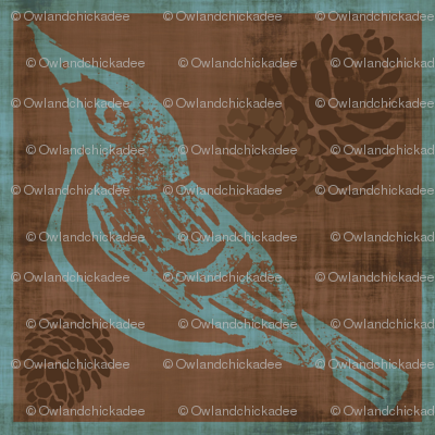 Black Capped Vireo - Cut and Sew Pillow