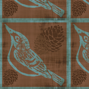 Black Capped Vireo - Cut and Sew Pillow