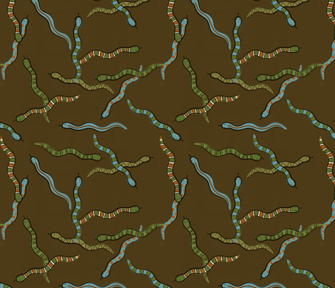 Jake's Snakes fabric by jenimp on Spoonflower - custom fabric