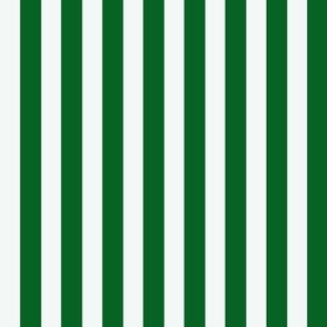Green and White Stripes