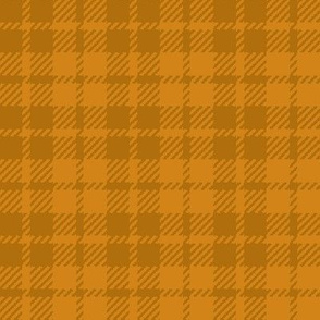 Palaka Beehive pumpkin plaid sienna