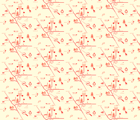 Murder Mystery on Shelter Island fabric by kiki_ on Spoonflower - custom fabric