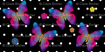 Butterfly Glow Polka Small