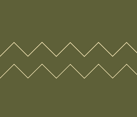 Khaki green chevron fabric by emilyfaulkner on Spoonflower - custom fabric