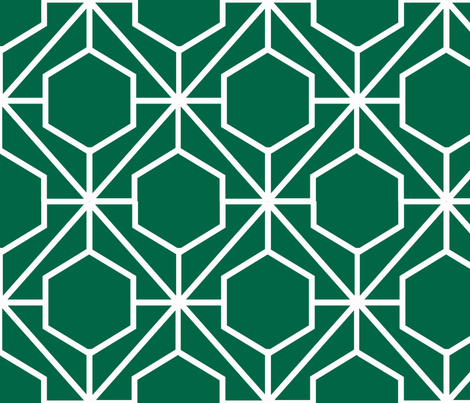 Pretty Web Malachite Ground fabric by honey&fitz on Spoonflower - custom fabric