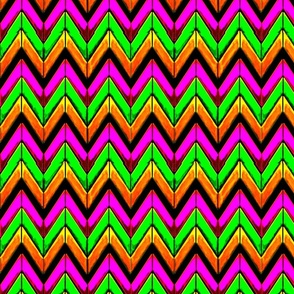 Wild summer zigzag chevrons