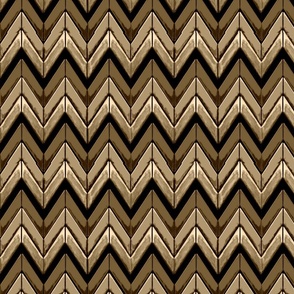 Zigzag chevrons all in brown tones