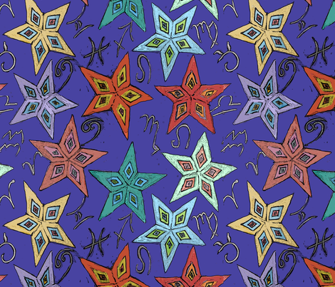 astrological_signs fabric by m__elizabethblair on Spoonflower - custom fabric