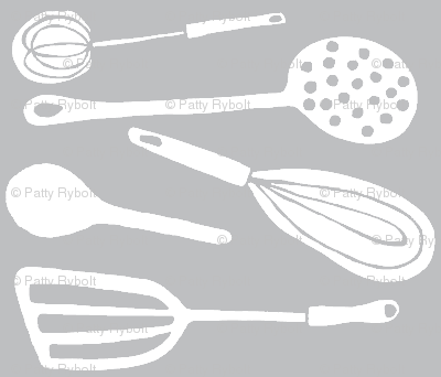 Magic Kitchen Tools (driftwood grey & white)