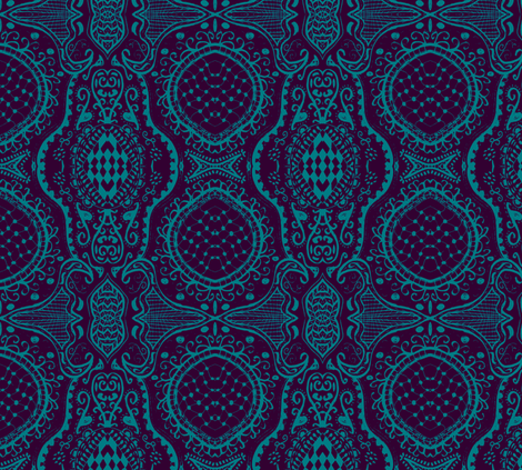 blue-ch-ch fabric by nazima on Spoonflower - custom fabric