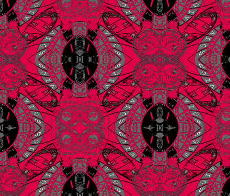  Astrological signs of the zodiac fabric by cutiecat on Spoonflower - custom fabric