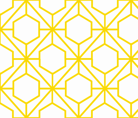 Pretty Web Sunshine fabric by honey&fitz on Spoonflower - custom fabric