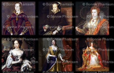 English / British Queens - Pillows