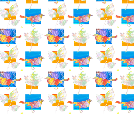 birds_and_leaves fabric by patti_ on Spoonflower - custom fabric
