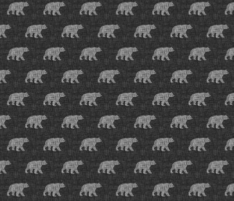 Small Bears fabric by jwitting on Spoonflower - custom fabric