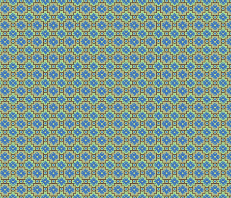 Tile Pattern fabric by linsart on Spoonflower - custom fabric