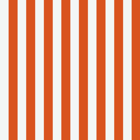 Orange and White Stripes fabric by yomarie on Spoonflower - custom fabric