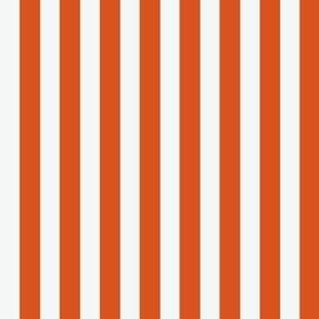 Orange and White Stripes