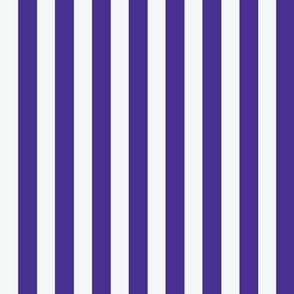 Purple and White Stripes