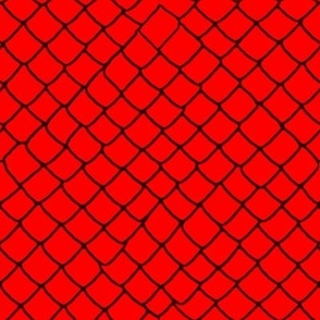 Red Garter Snake Skin Scales