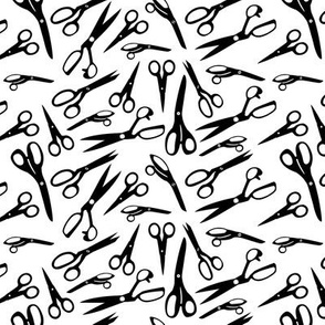 black scissors