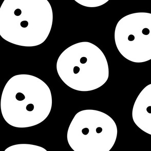 white buttons