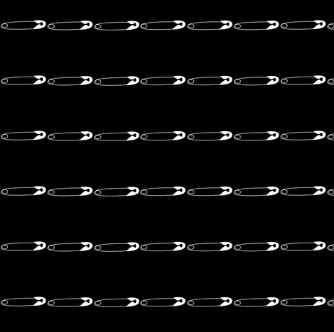 safety pins fabric by elinvanegmond on Spoonflower - custom fabric
