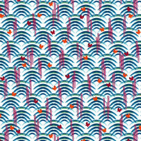 Butterfly Mist fabric by siya on Spoonflower - custom fabric