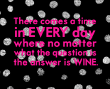 Wine time cushion panel