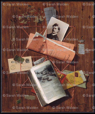 Letter Rack by John F. Peto ~ Trompe-l'œil