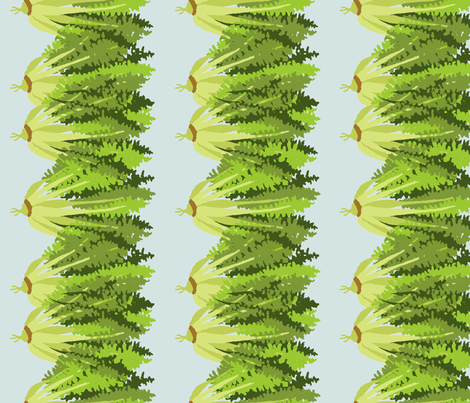endive_blue fabric by lfntextiles on Spoonflower - custom fabric