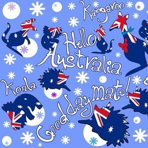 Hello Australia Aussie Animals Good day mate