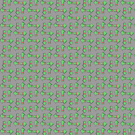 Skateboarding Archer fabric by onomatopoeia on Spoonflower - custom fabric