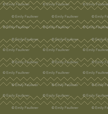 Zigzag in green