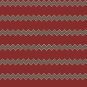 Zigzag in red and grey