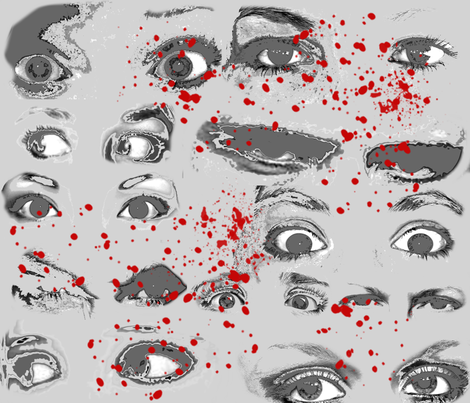 Murder Mystery Fabric fabric by gomergrl on Spoonflower - custom fabric