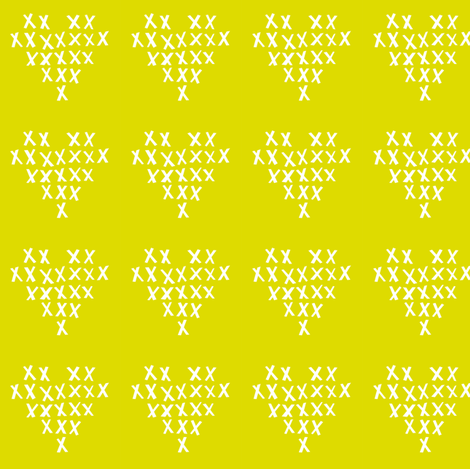 heart stitches fabric by elinvanegmond on Spoonflower - custom fabric